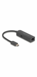 Delock - Sítový adaptér - USB-C 3.0 - 10M/100M/1G/2.5 Gigabit Ethernet - cerná
