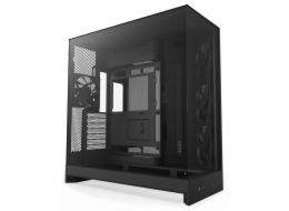 NZXT skříň H9 Flow dvoukomorová ATX / 4x140mm fan / až 10xfan / perforovaný top / proskl. bočnice, front / černá