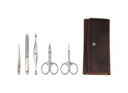 Zwilling Maniküre Pediküre Set 5tlg. mit Nagelschere, Leder