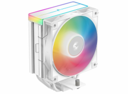 DEEPCOOL chladič AG400 ARGB V2 / 120mm fan ARGB / 4x heatpipes / PWM / pro Intel i AMD / bílý