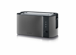 Severin AT 9341  Dark Inox Langschlitztoaster