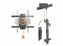 Rotační pivot držák na Tv Fiber Mounts M8C71