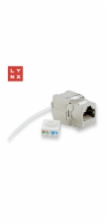 LYNX keystone STP Cat6, samozařezávací, stříbrný
