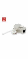 LYNX keystone STP Cat5e, samozařezávací, stříbrný