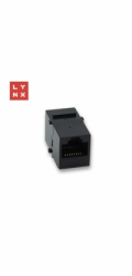 LYNX keystone spojka UTP Cat5e, 8P8C, černá