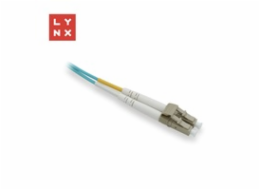 LYNX duplexní patch kabel MM, OM3, LC/LC, 50/125µm, 2m