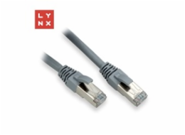 LYNX FTP patch kabel Cat6, PVC, 15m, šedý