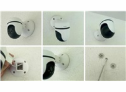 TP-LINK držák pro kamery Tapo C500/C510W/C520WS/C530WS pro montáž na vruty do polystyrenu, bílý s krytkou kabelů (1ks)