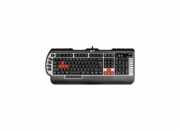 BAZAR - A4tech G800V, profesionální herní klávesnice, USB, CZ - Poškozený obal (Komplet)