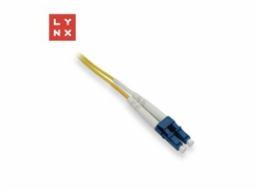 LYNX duplexní patch kabel SM, OS2, LC/LC, 9/125µm, 0,5m