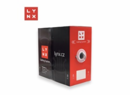 LYNX UTP kabel, Cat6, LSOH, celoměděný, vnitřní, šedý, box 305m