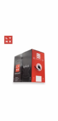 LYNX FTP kabel, Cat5e, PE (Fca), 0,5mm, celoměděný, venkovní, černý, box 305m