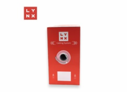 LYNX UTP kabel Cat5e, LSOH, celoměděný, vnitřní, šedý, box 305m