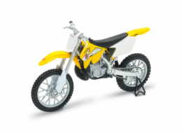 Welly Motocykl Suzuki RM250 1:18 žlutý