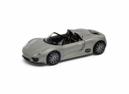 Welly Porsche 918 Spyder (concept) 1:34 stříbrné