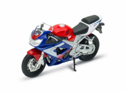 Welly Motocykl Honda CBR900RR Fireblade 1:18 modročervená