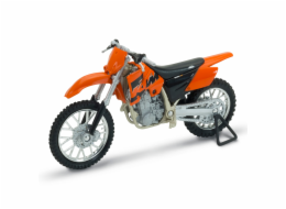 Welly Motocykl KTM 450SX Racing 1:18 oranžový