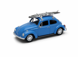 Welly Volkswagen Beetle model 1 : 34 modrý