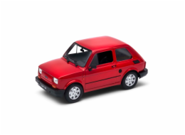 Welly Fiat 126p Maluch 1:21 metalická červená