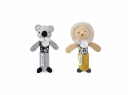 Doudou Chrastítko pískací 17 cm 1 ks lev Doudou Chrastítko pískací 17 cm 1 ks lev