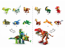 Sluban Vajíčka Qbricks M38-B0796 Dino 1ks