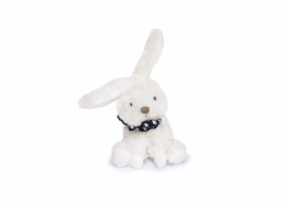 Doudou Plyšový králíček s šátkem 12 cm tmavě modrá s hvězdičkami