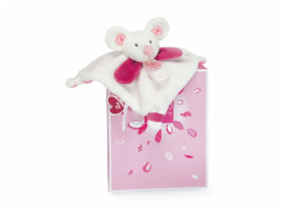 Doudou Plyšová mini hračka muchláček 20 cm myš