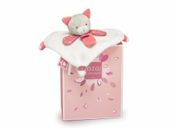 Doudou Plyšová mini hračka muchláček 20 cm kočka