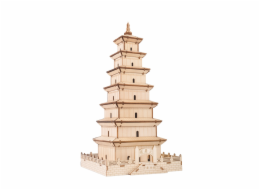 Woodcraft Dřevěné 3D puzzle Velká pagoda divoké husy