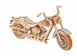 Woodcraft Dřevěné 3D puzzle Motocykl HD 1