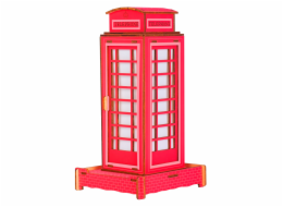 Woodcraft Dřevěné 3D puzzle Britská telefonní budka