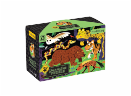 Mudpuppy Puzzle Predátoři divočiny - svítí ve tmě 100 dílků 