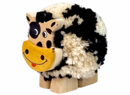 2Kids Toys Dřevěná figurka XL pompon Kráva
