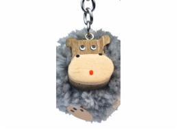 2Kids Toys Dřevěná klíčenka pompon Hroch