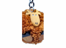 2Kids Toys Dřevěná klíčenka pompon Žirafa