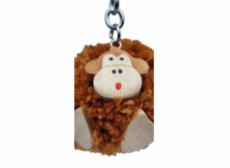 2Kids Toys Dřevěná klíčenka pompon Opice