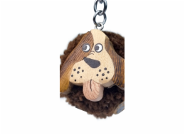 2Kids Toys Dřevěná klíčenka pompon Pes