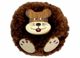 2Kids Toys Dřevěná magnetka velká pompon Tygr