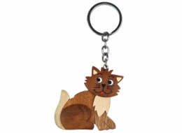 2Kids Toys Dřevěná klíčenka velká Kočka