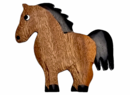 2Kids Toys Dřevěná magnetka velká Kůň