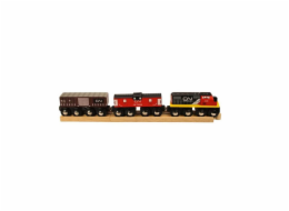 Bigjigs Rail CN nákladní vlak + koleje poškozený obal