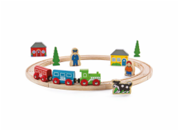 Bigjigs Rail Moje první vláčkodráha 19 dílů - poškozený obal