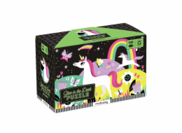 Mudpuppy Puzzle Jednorožec - svítí ve tmě 100 dílků