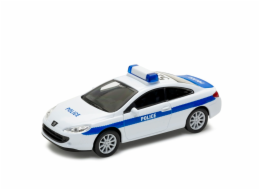 Welly Peugeot Coupe 407 POLICE 1:34