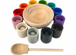 2Kids Toys Duhové kuličky a kalíšky 12 barev