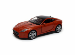 Welly Jaguar F-Type Coupe 1:34 tmavě oranžový