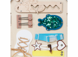 2Kids Toys Activity board Domeček šedý