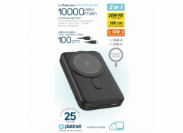 PLATINET PLATINET POWER BANK 10000 MAH 20W PD WIRELESS/Magsafe  CHARGING