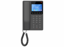 Grandstream&nbsp;GHP631W&nbsp;SIP&nbsp;WiFi&nbsp;hotelový&nbsp;telefon&nbsp;s&nbsp;displejem,&nbsp;černý