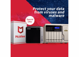 QNAP LS-MCAFEE-5Y - McAfee antivirus 5 years license, Physical Package